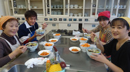 韓国料理教室~試食の時間