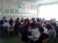 神居東小学校を訪問しました。
